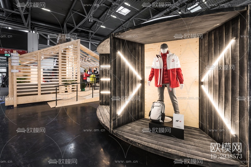 工业风展览展厅效果图下载(渲染图7)