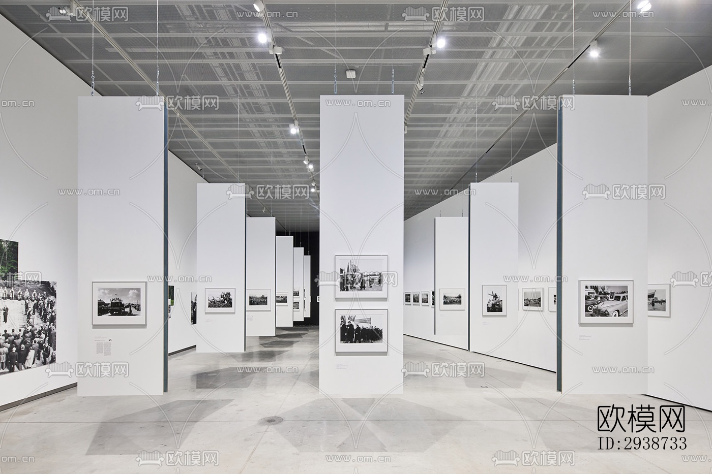 现代展览展厅效果图下载（渲染图12）