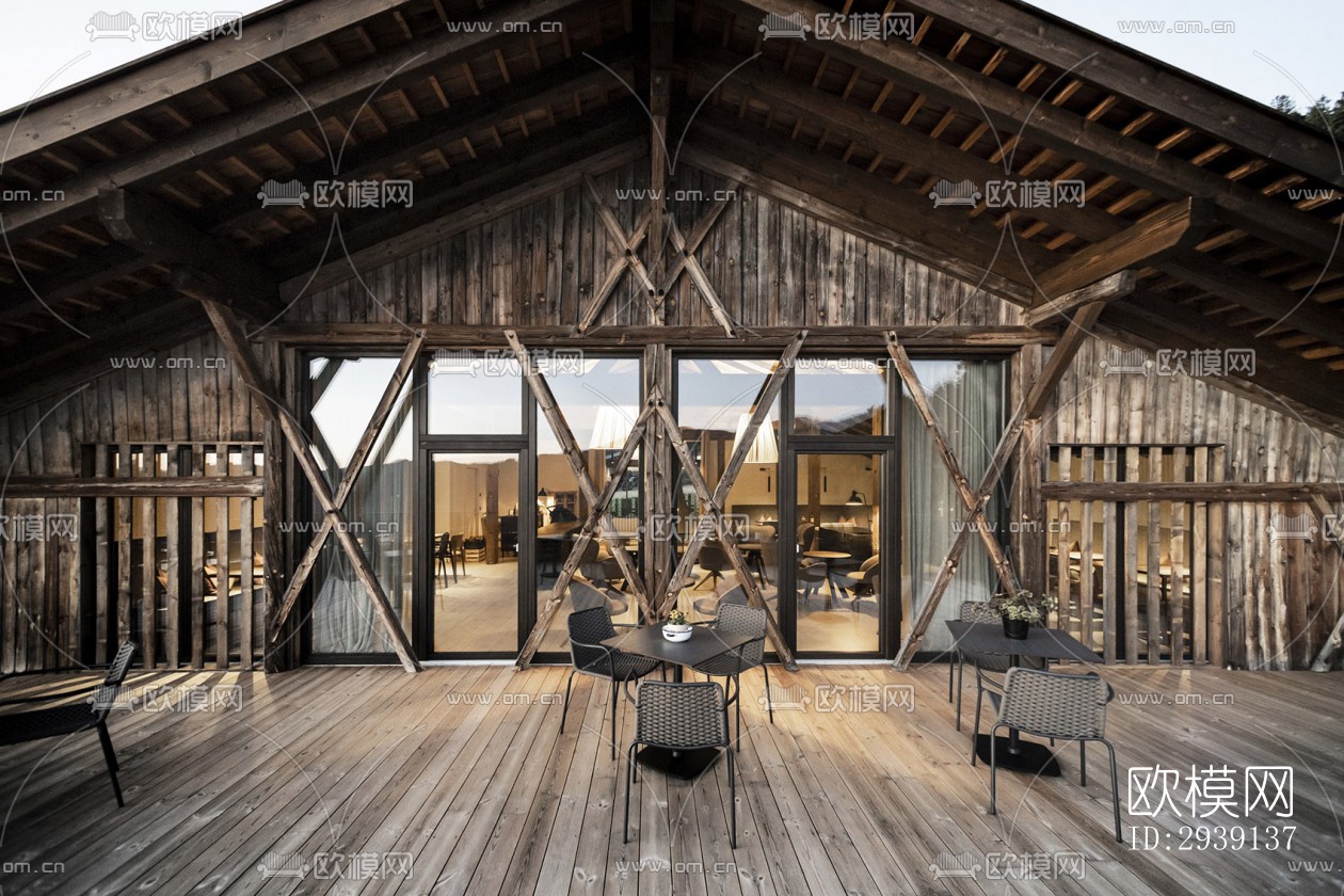 北欧酒店民宿效果图下载（渲染图19）