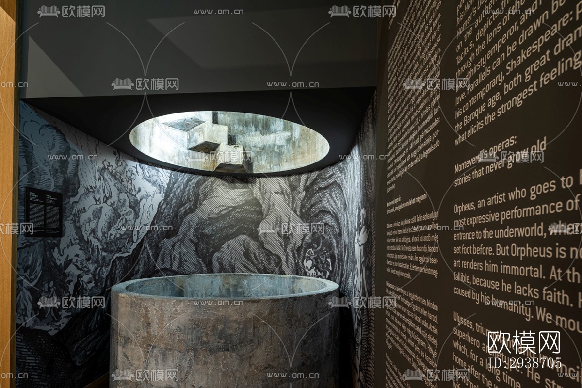 现代展览展厅效果图下载（渲染图15）