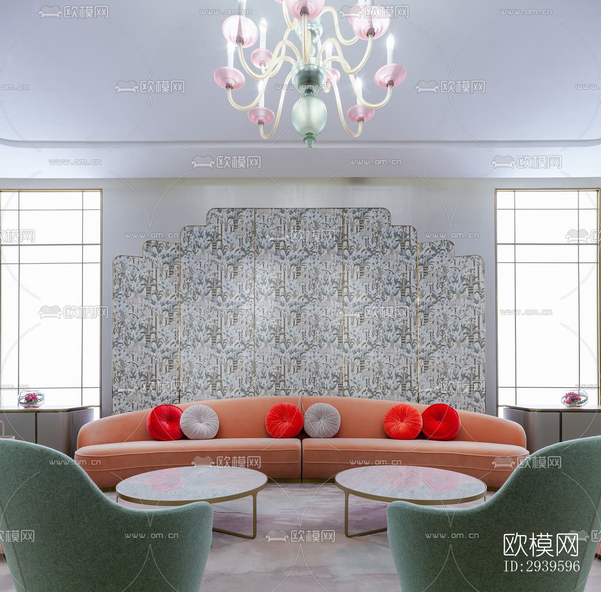 现代酒店民宿效果图下载（渲染图11）