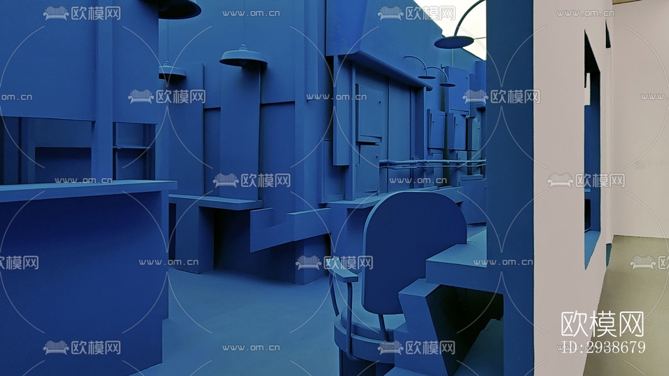 现代展览展厅效果图下载(渲染图7)