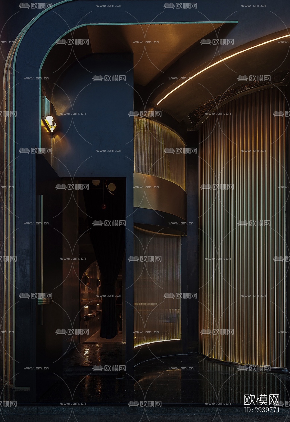 现代酒吧效果图下载（渲染图10）