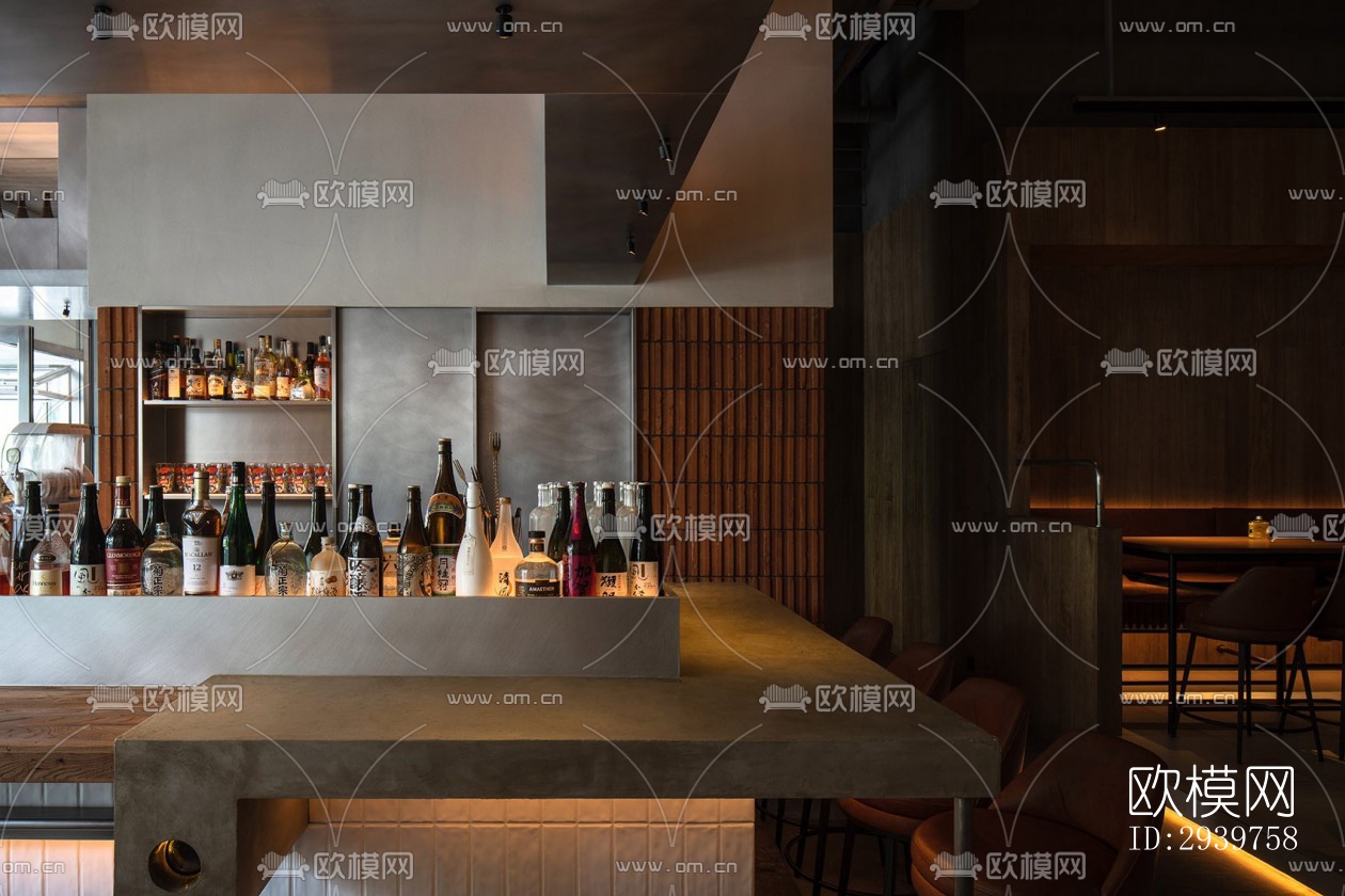现代酒吧效果图下载（渲染图2）