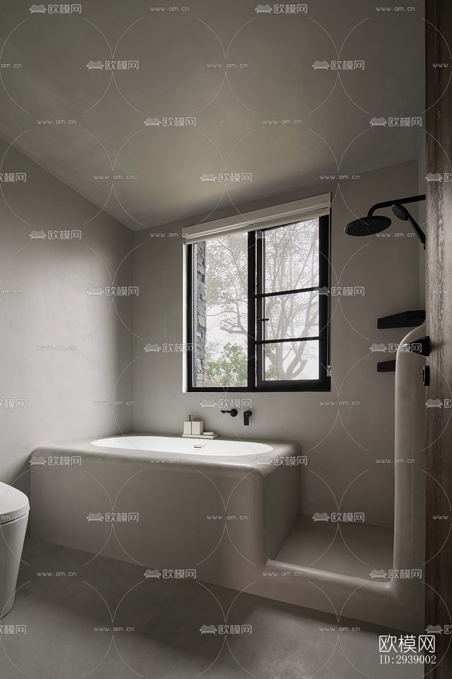 侘寂酒店民宿效果图下载（渲染图9）