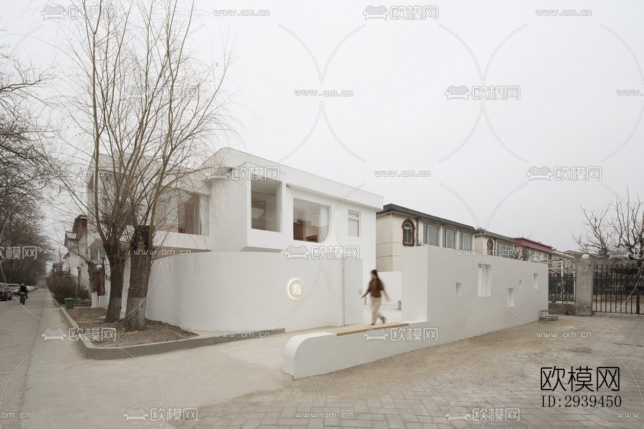 现代酒店民宿效果图下载（渲染图4）