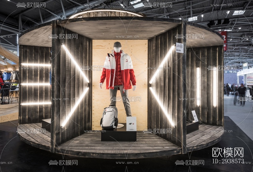 工业风展览展厅效果图下载(渲染图6)