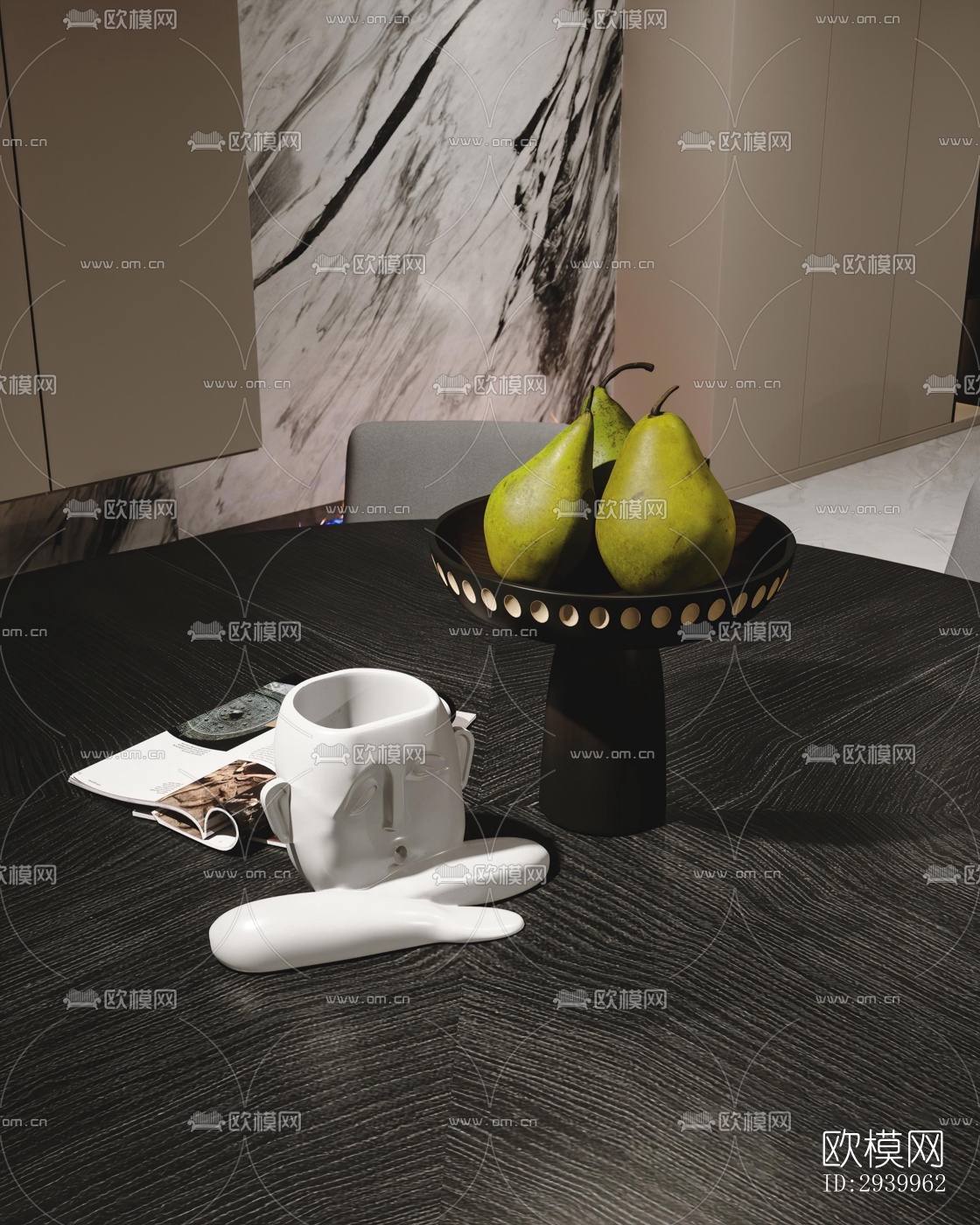 现代复式效果图下载（渲染图11）