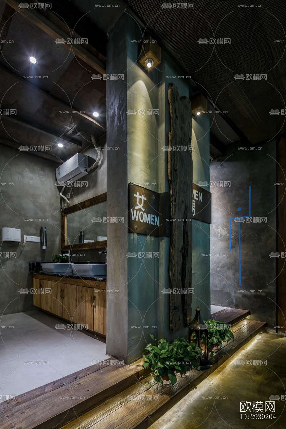 后现代酒店民宿效果图下载（渲染图11）