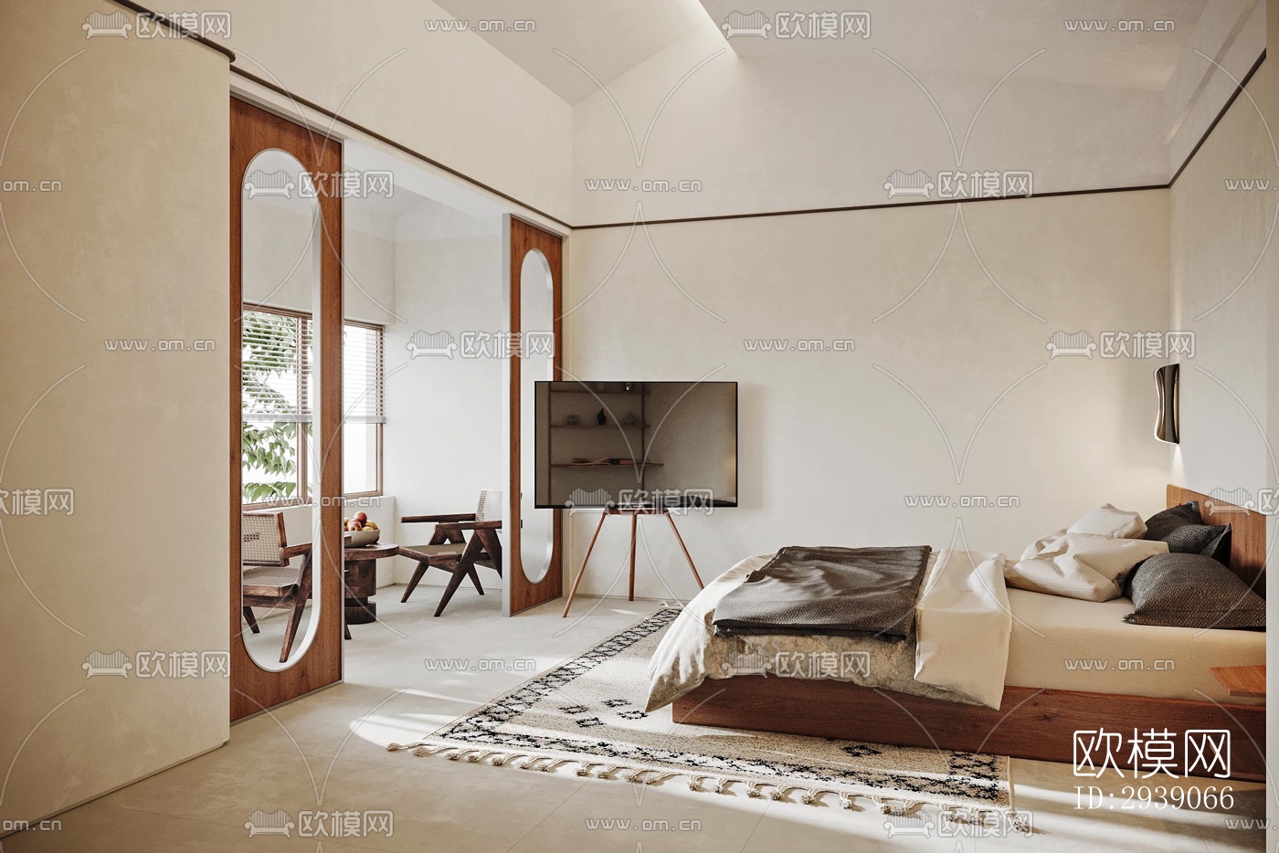 侘寂酒店民宿效果图下载（渲染图9）