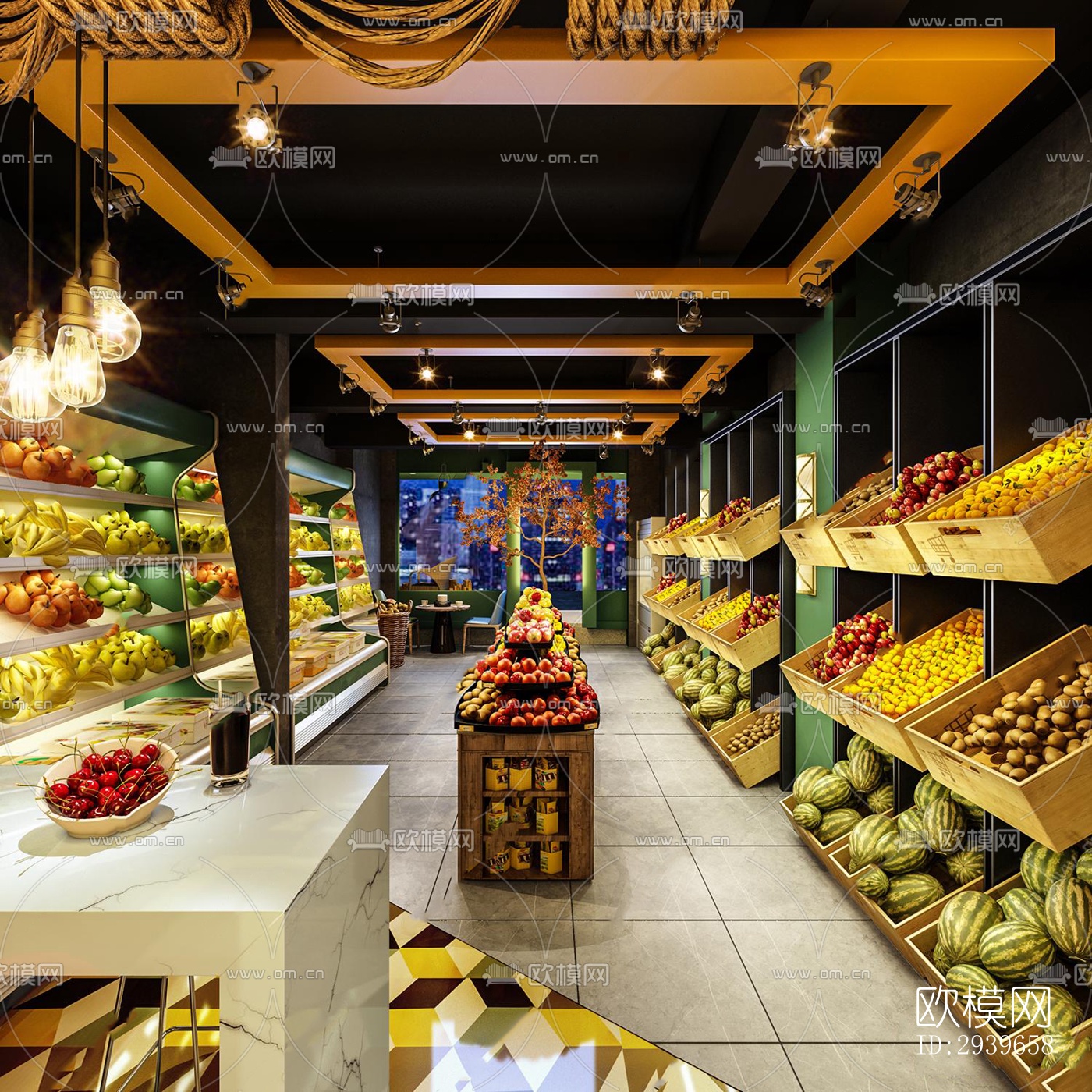 现代零售店铺效果图下载（渲染图5）