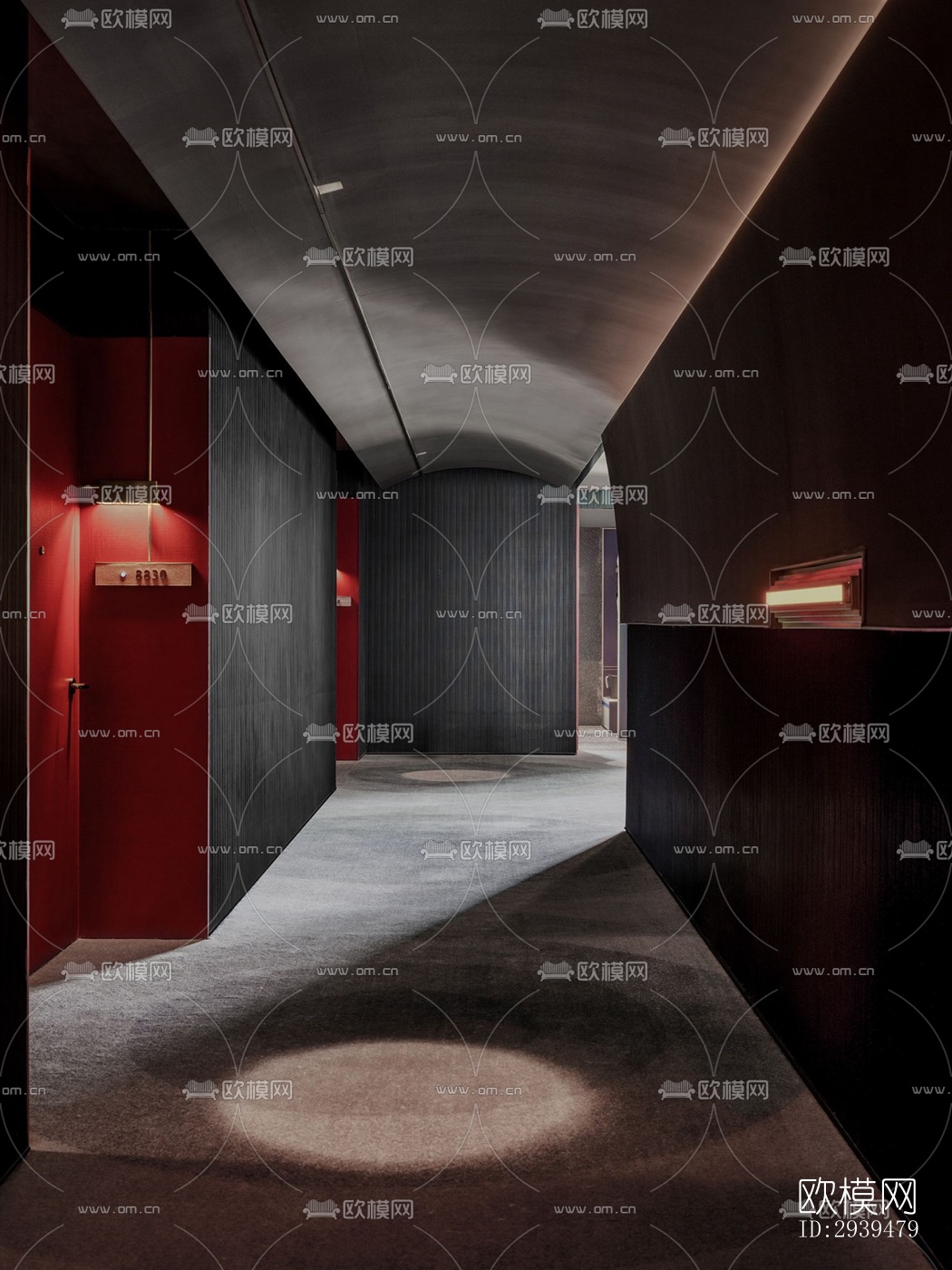 现代酒店民宿效果图下载（渲染图18）