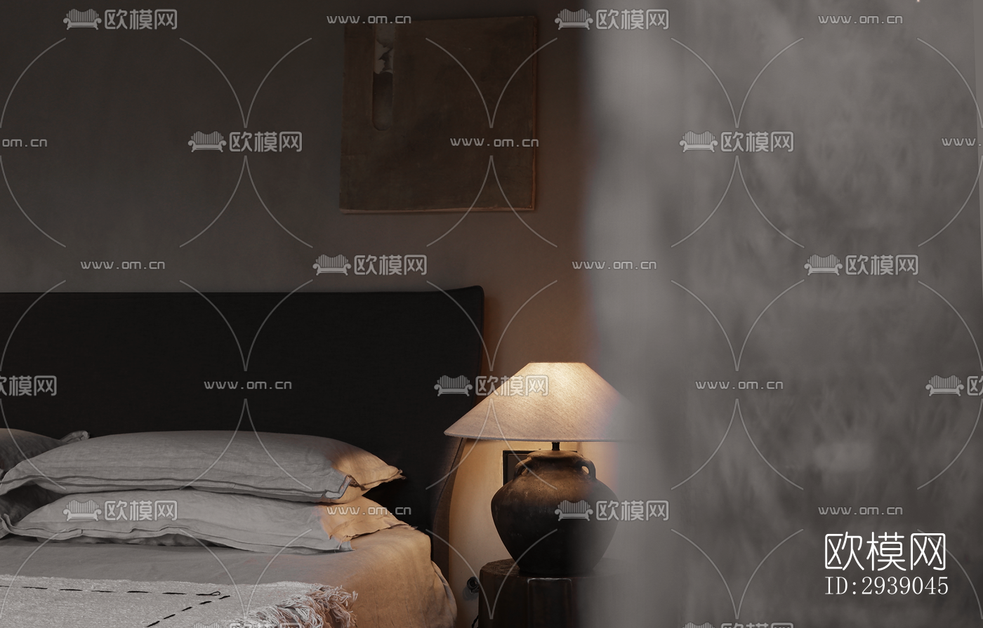 侘寂酒店民宿效果图下载（渲染图5）