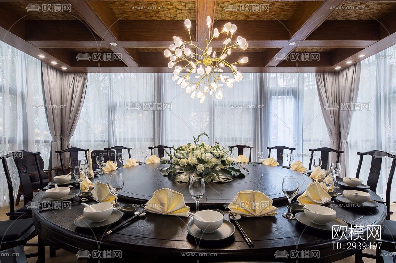 现代酒店民宿效果图下载（渲染图18）