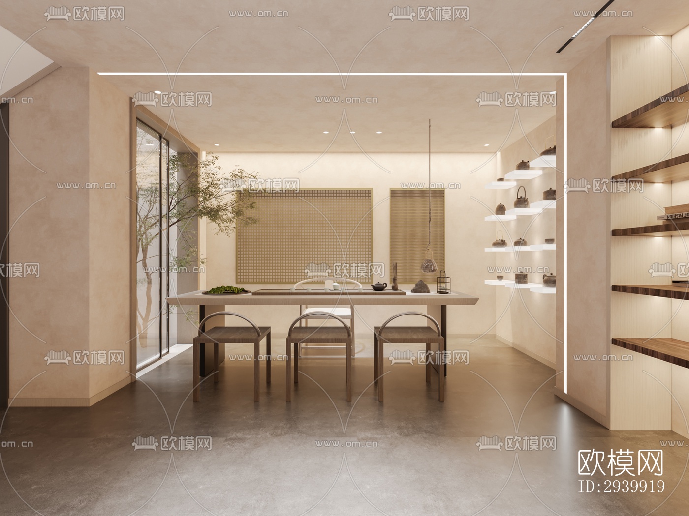 侘寂复式效果图下载（渲染图11）