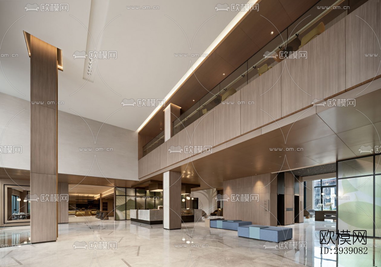 北欧酒店民宿效果图下载（渲染图17）