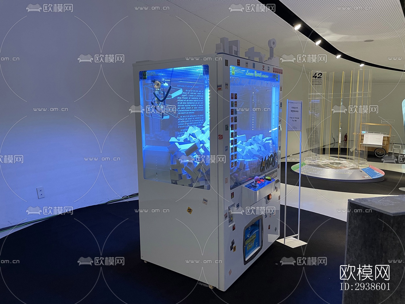 工业风展览展厅效果图下载（渲染图5）