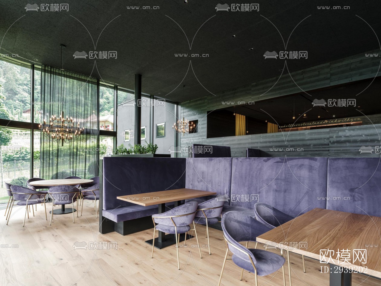 后现代酒店民宿效果图下载（渲染图12）