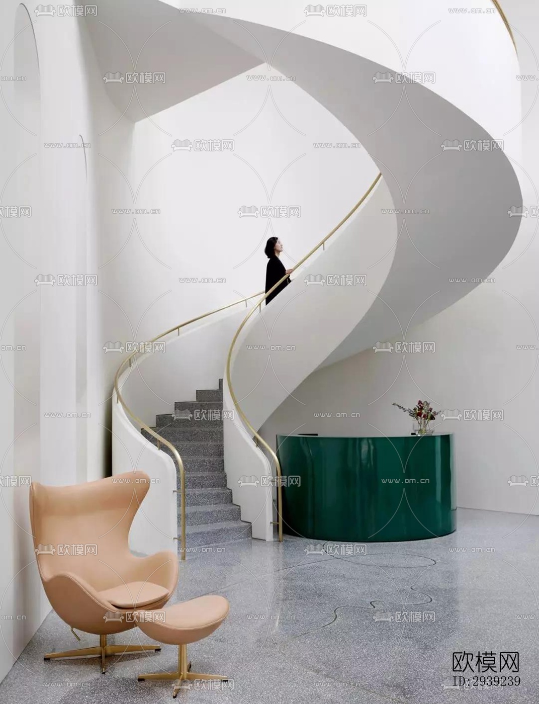 后现代酒店民宿效果图下载（渲染图18）