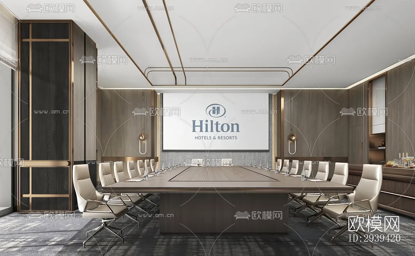 新中式酒店民宿效果图下载（渲染图5）