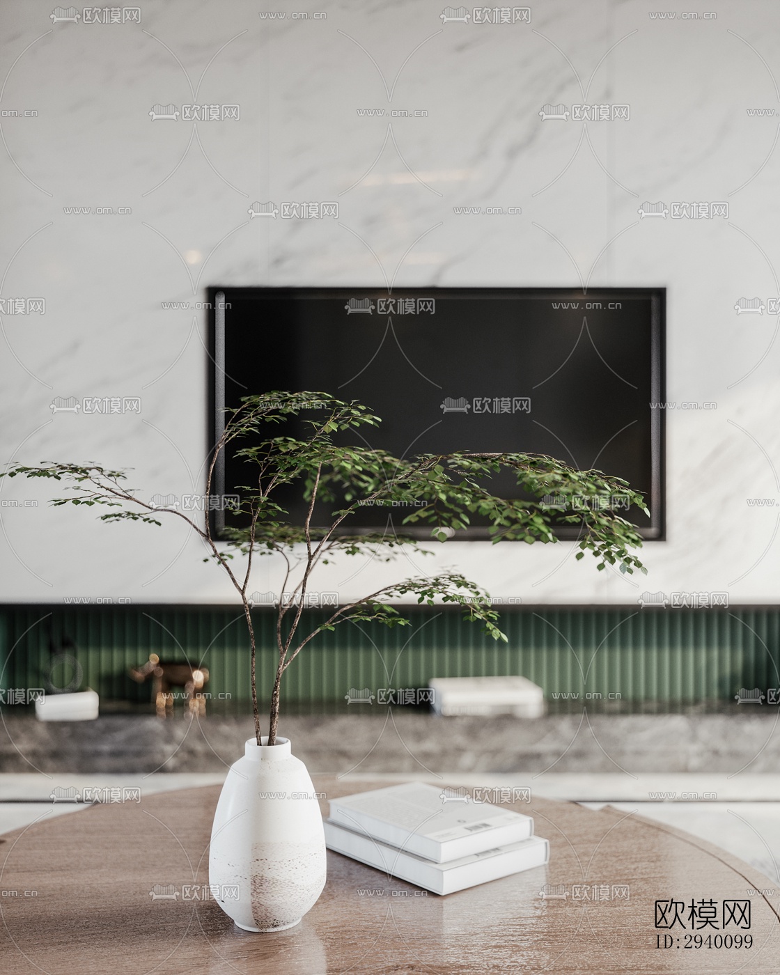 北欧平层效果图下载（渲染图1）