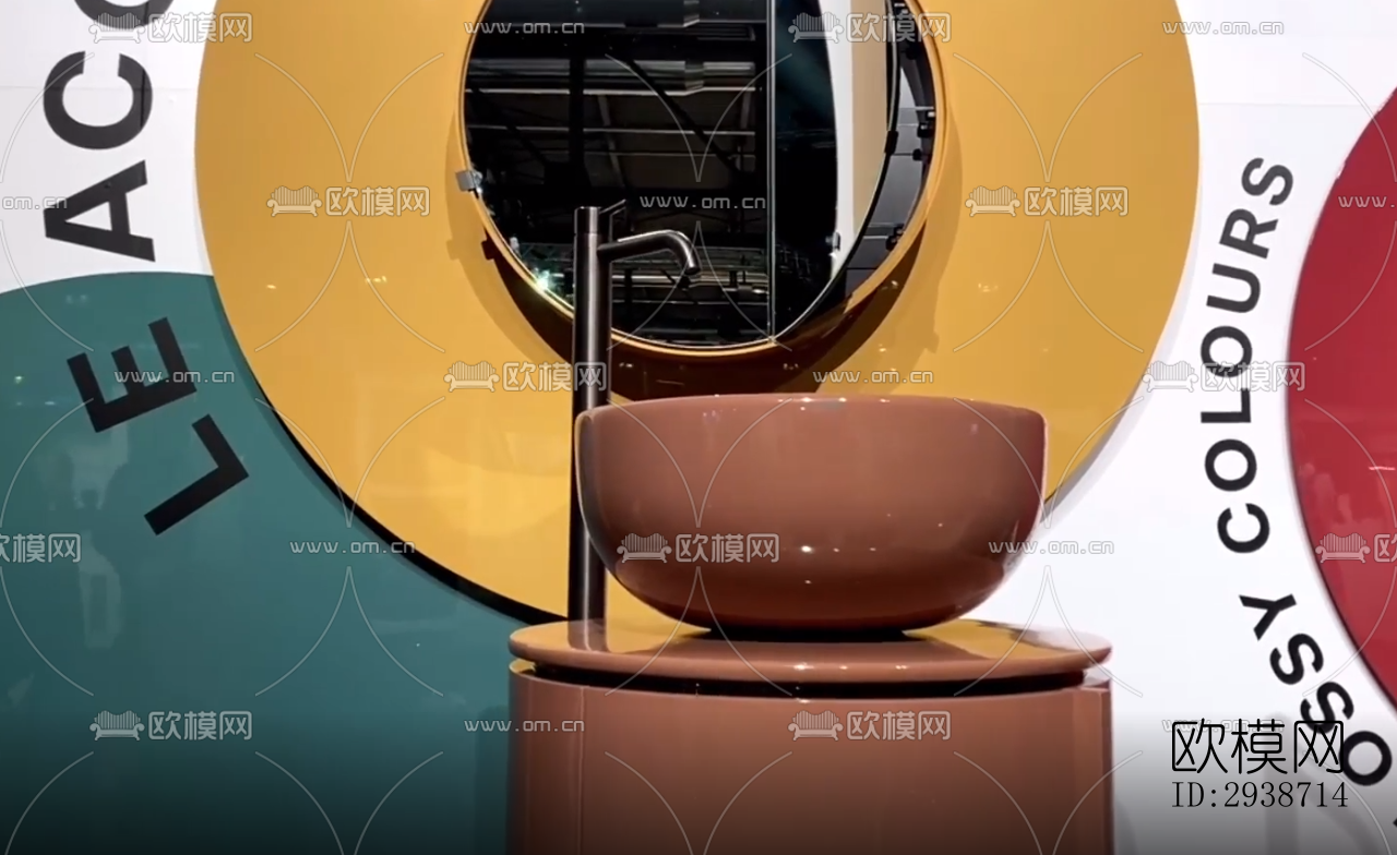 现代展览展厅效果图下载（渲染图2）