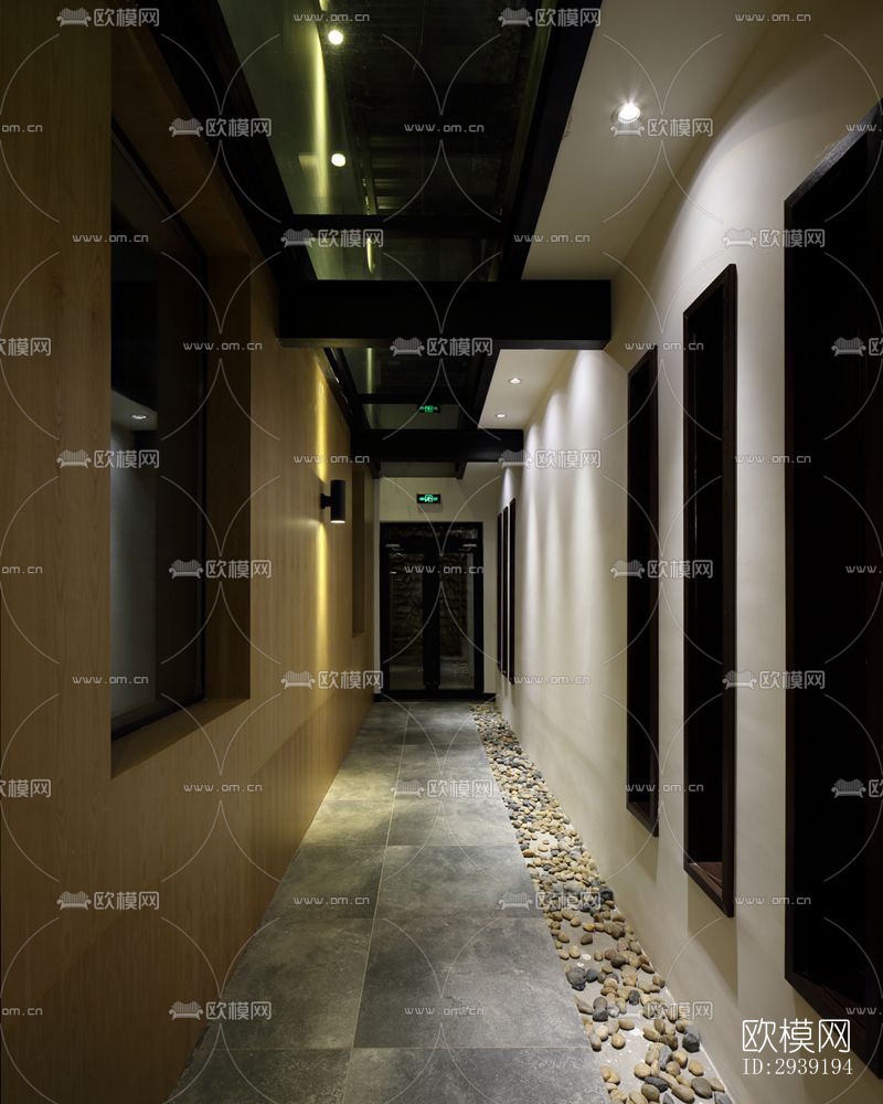 后现代酒店民宿效果图下载（渲染图1）