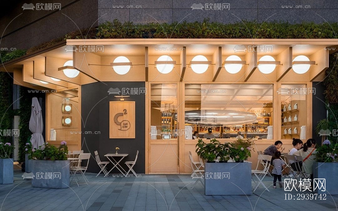 日式酒吧效果图下载（渲染图6）