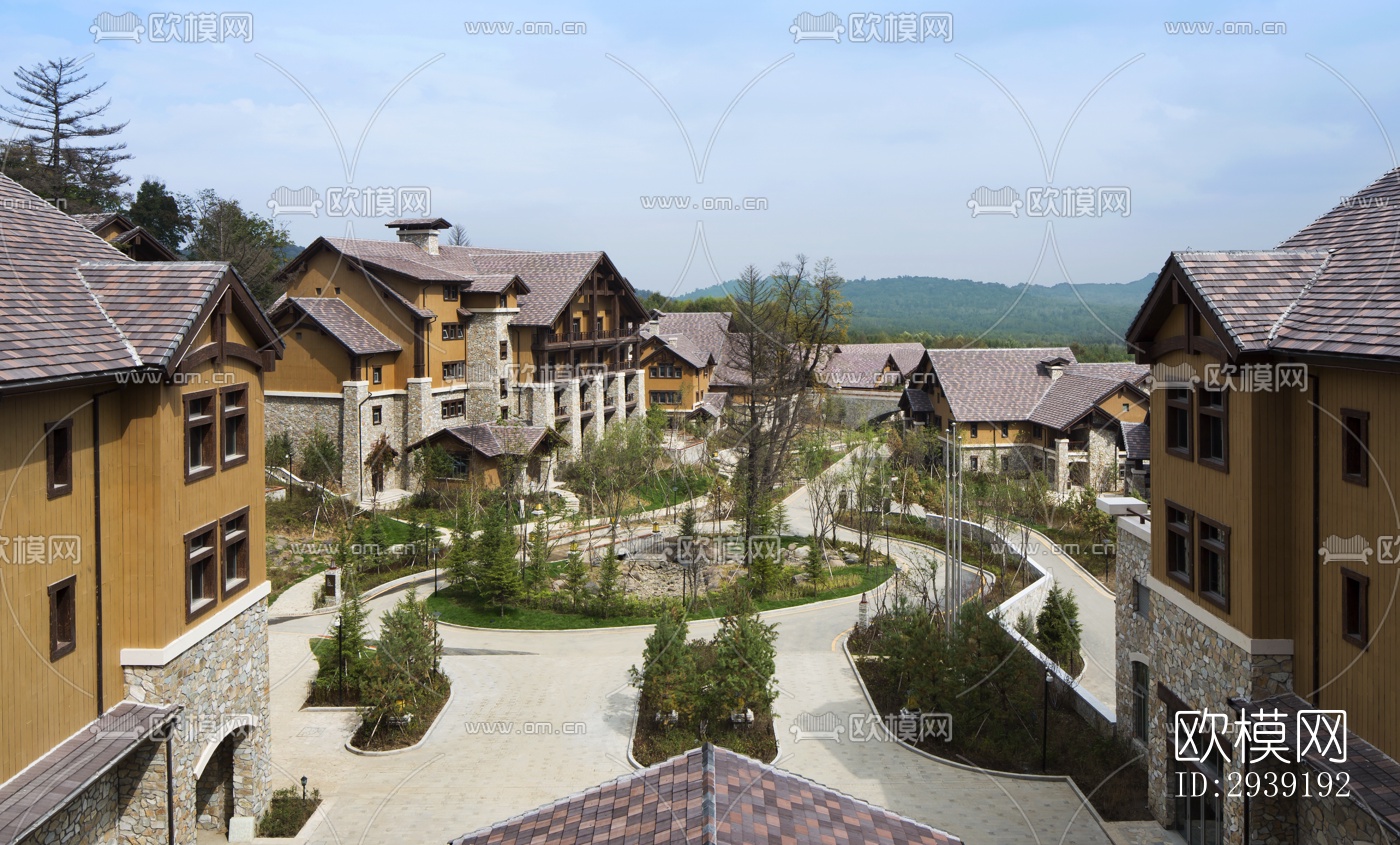 后现代酒店民宿效果图下载（渲染图20）