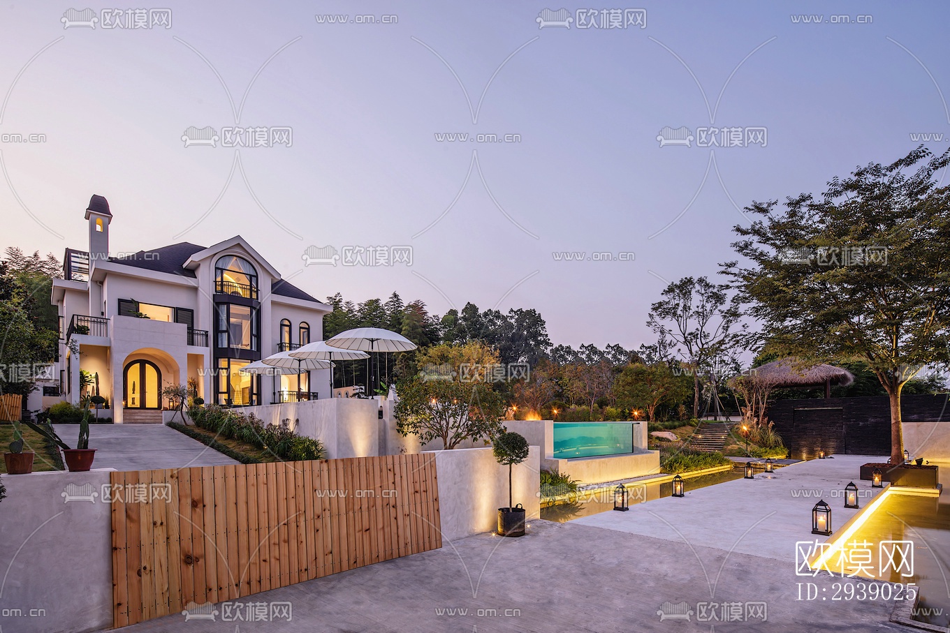 侘寂酒店民宿效果图下载（渲染图1）