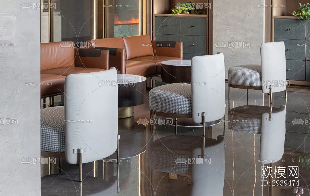 现代酒店民宿效果图下载（渲染图3）