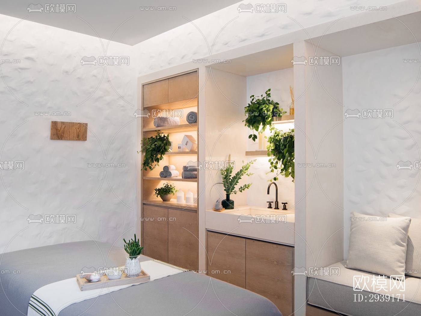 北欧酒店民宿效果图下载（渲染图1）