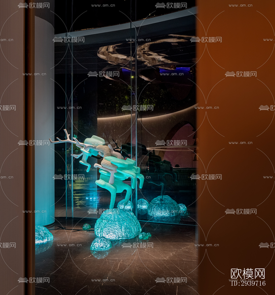 后現(xiàn)代酒吧效果圖下載(渲染圖2)