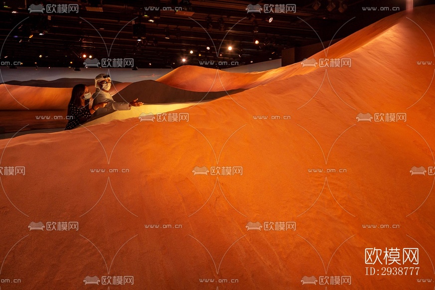 現(xiàn)代展覽展廳效果圖下載(渲染圖2)