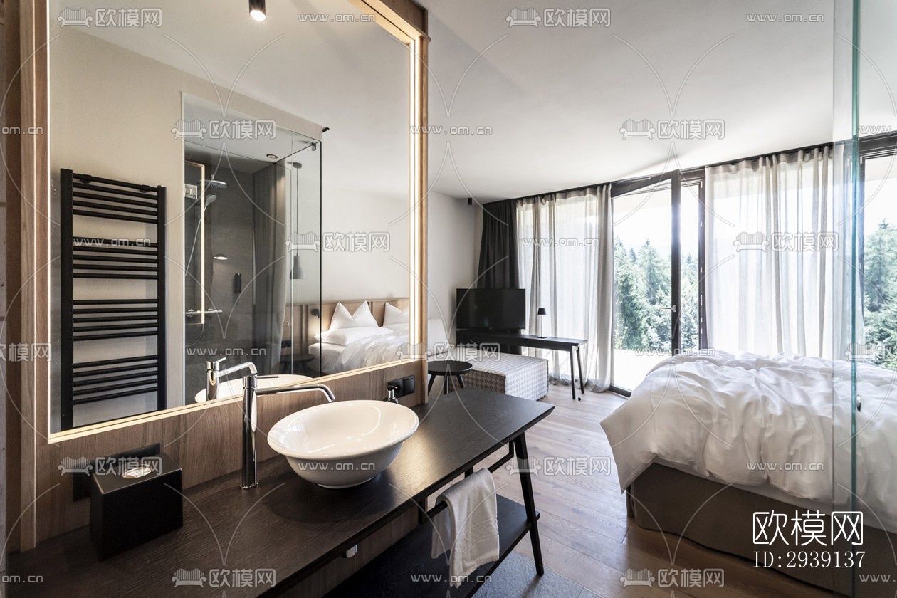 北欧酒店民宿效果图下载（渲染图12）