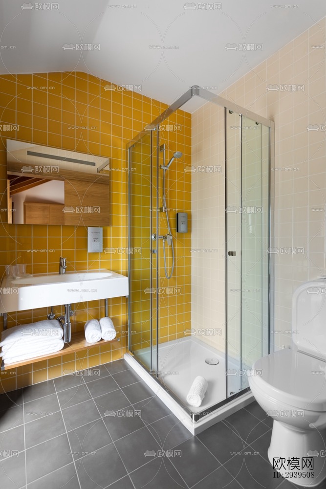 现代酒店民宿效果图下载（渲染图11）