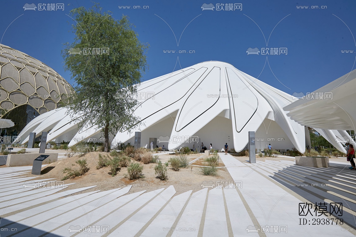 现代展览展厅效果图下载（渲染图10）