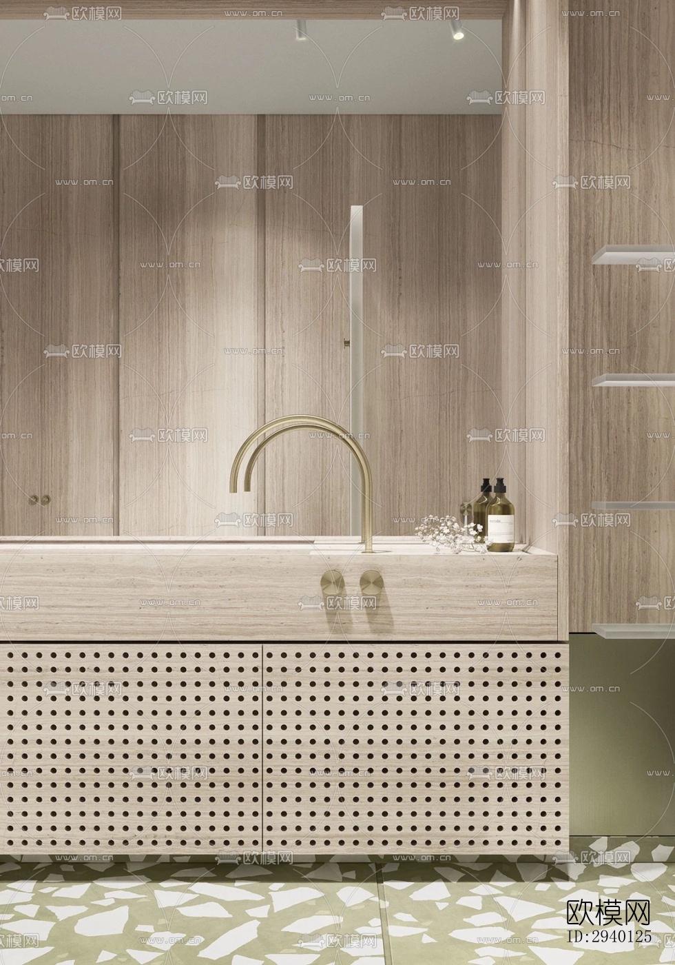 北欧平层效果图下载（渲染图4）