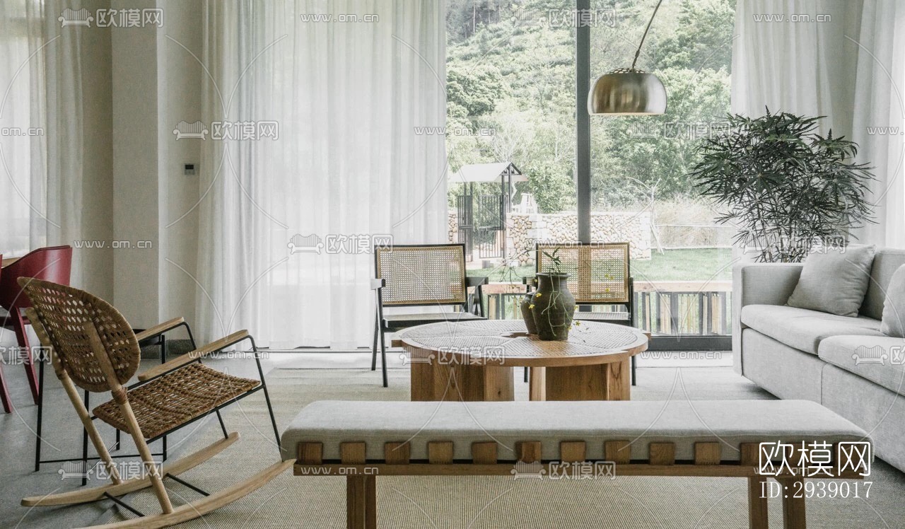 侘寂酒店民宿效果图下载（渲染图16）