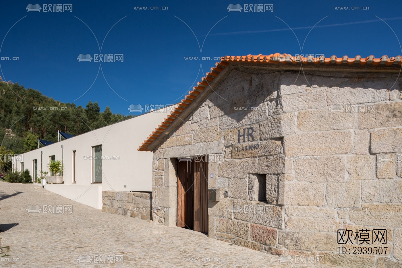 现代酒店民宿效果图下载（渲染图8）