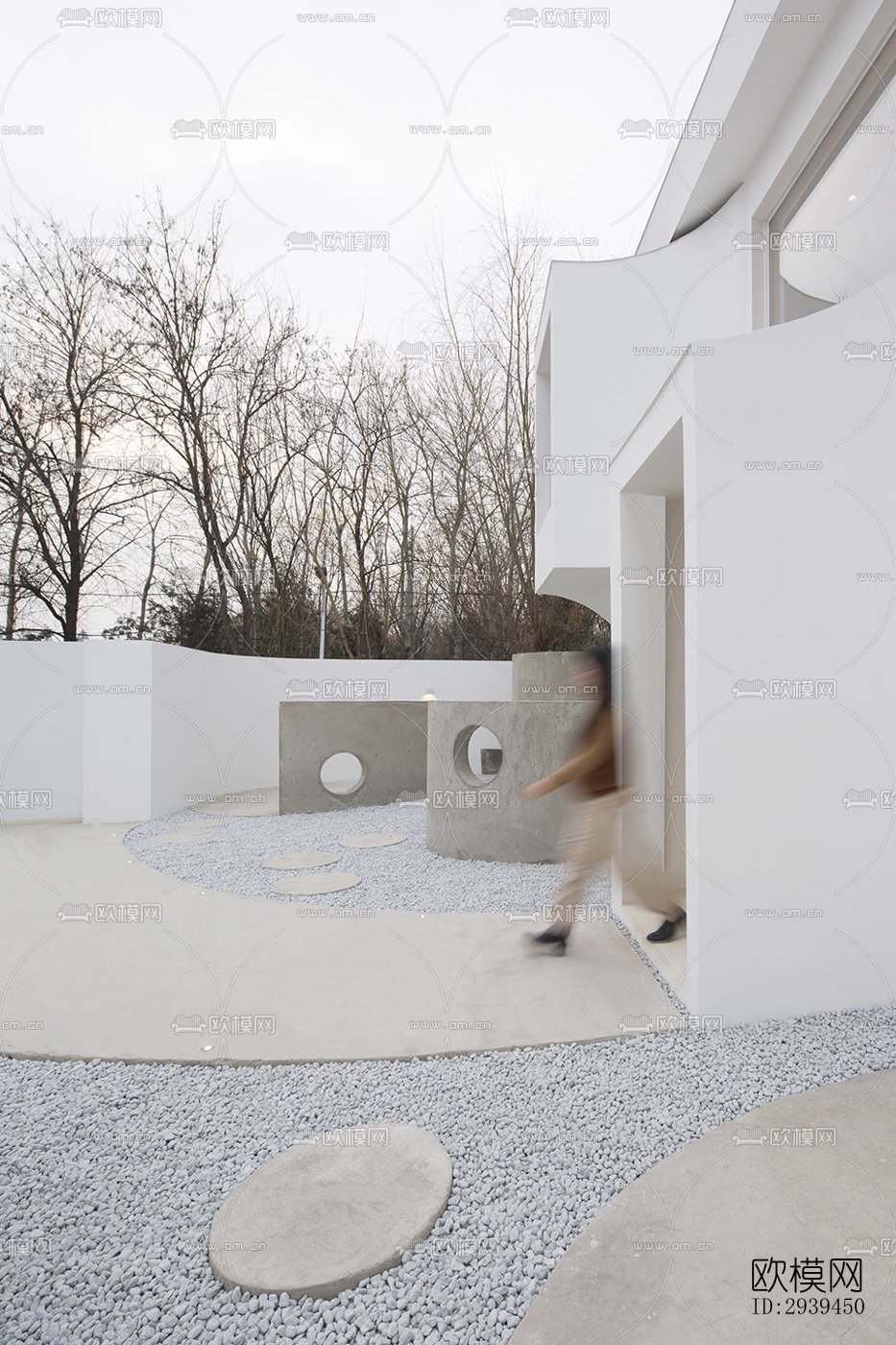 现代酒店民宿效果图下载（渲染图3）