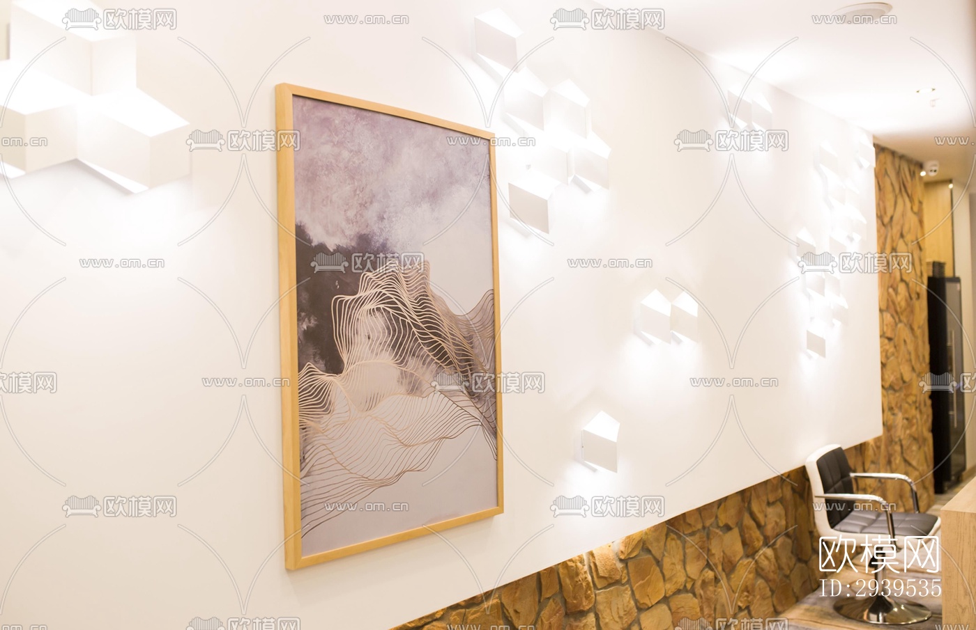 现代酒店民宿效果图下载（渲染图8）