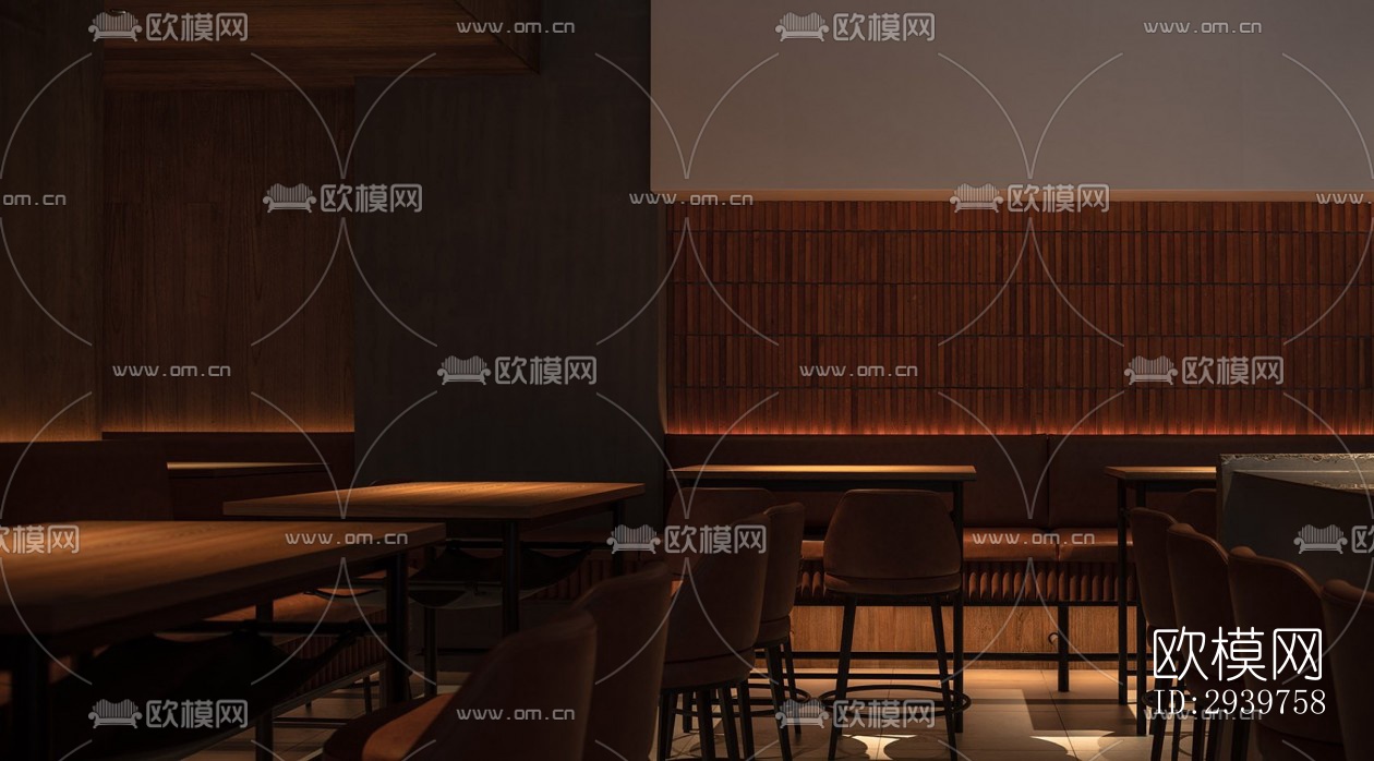现代酒吧效果图下载（渲染图7）