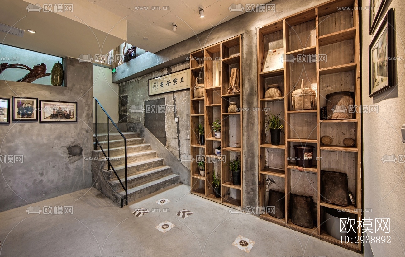 中式酒店民宿效果图下载（渲染图14）