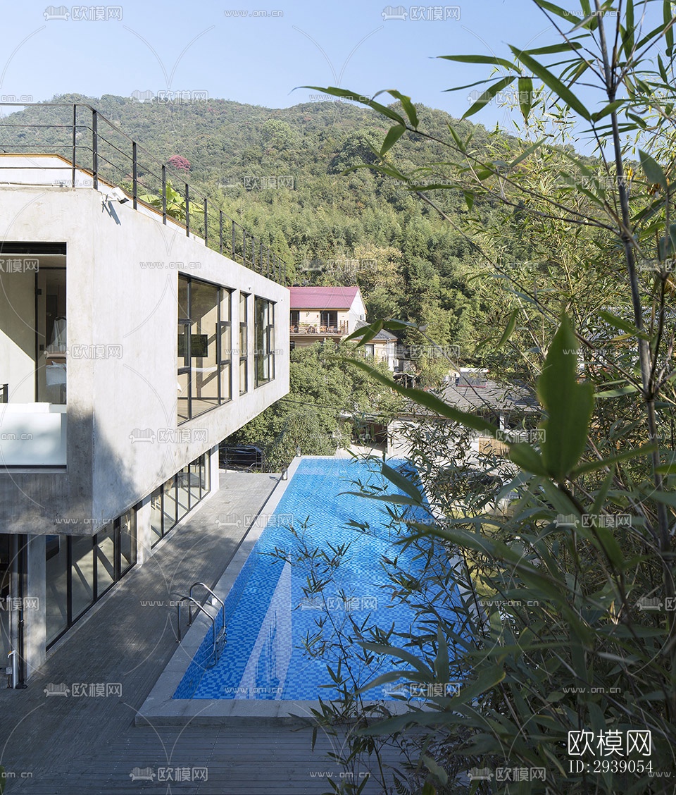 侘寂酒店民宿效果图下载（渲染图3）