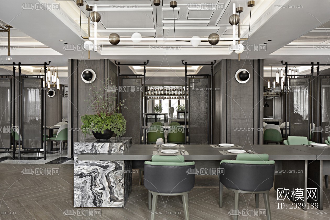 后现代酒店民宿效果图下载（渲染图17）