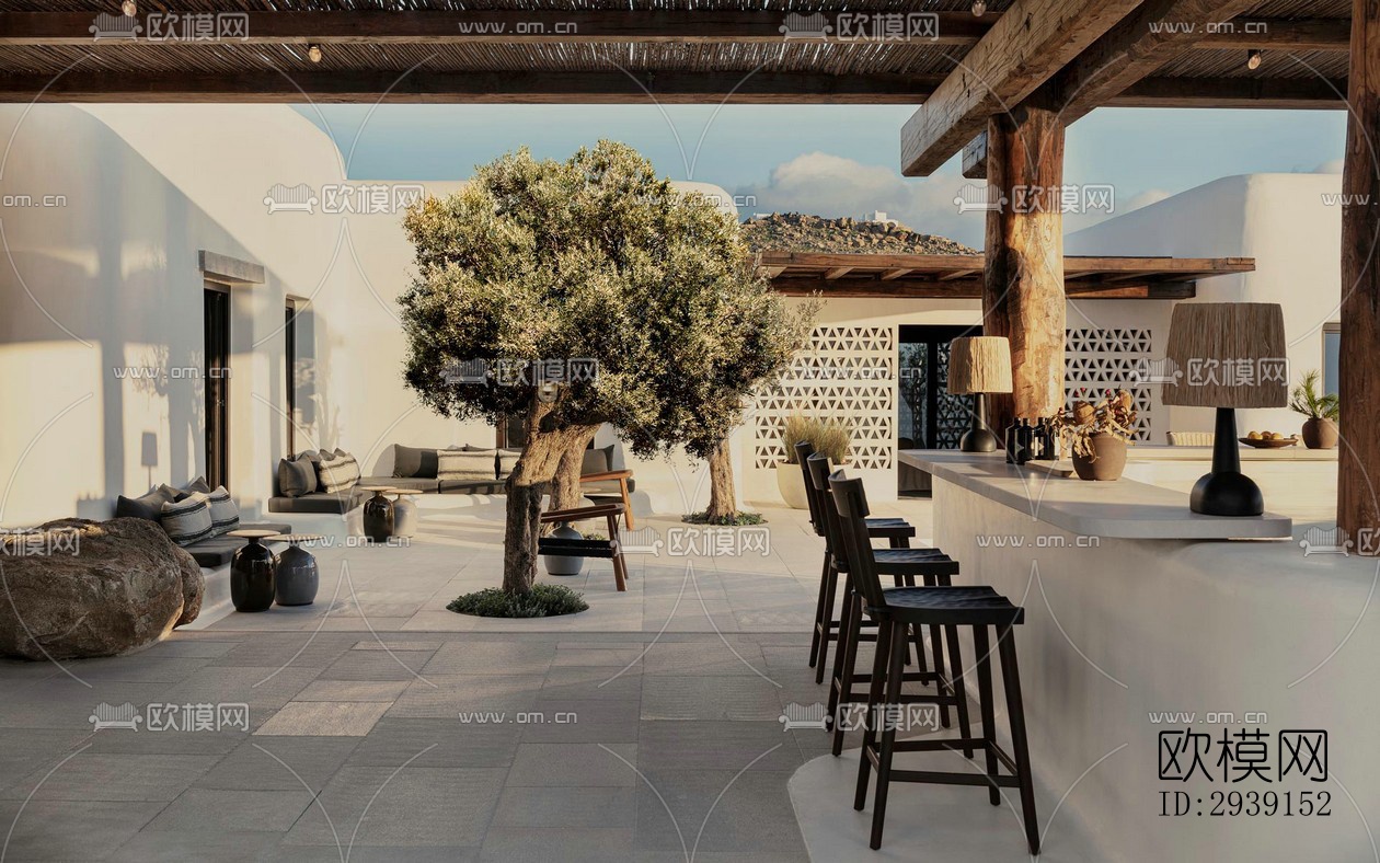 北欧酒店民宿效果图下载（渲染图14）