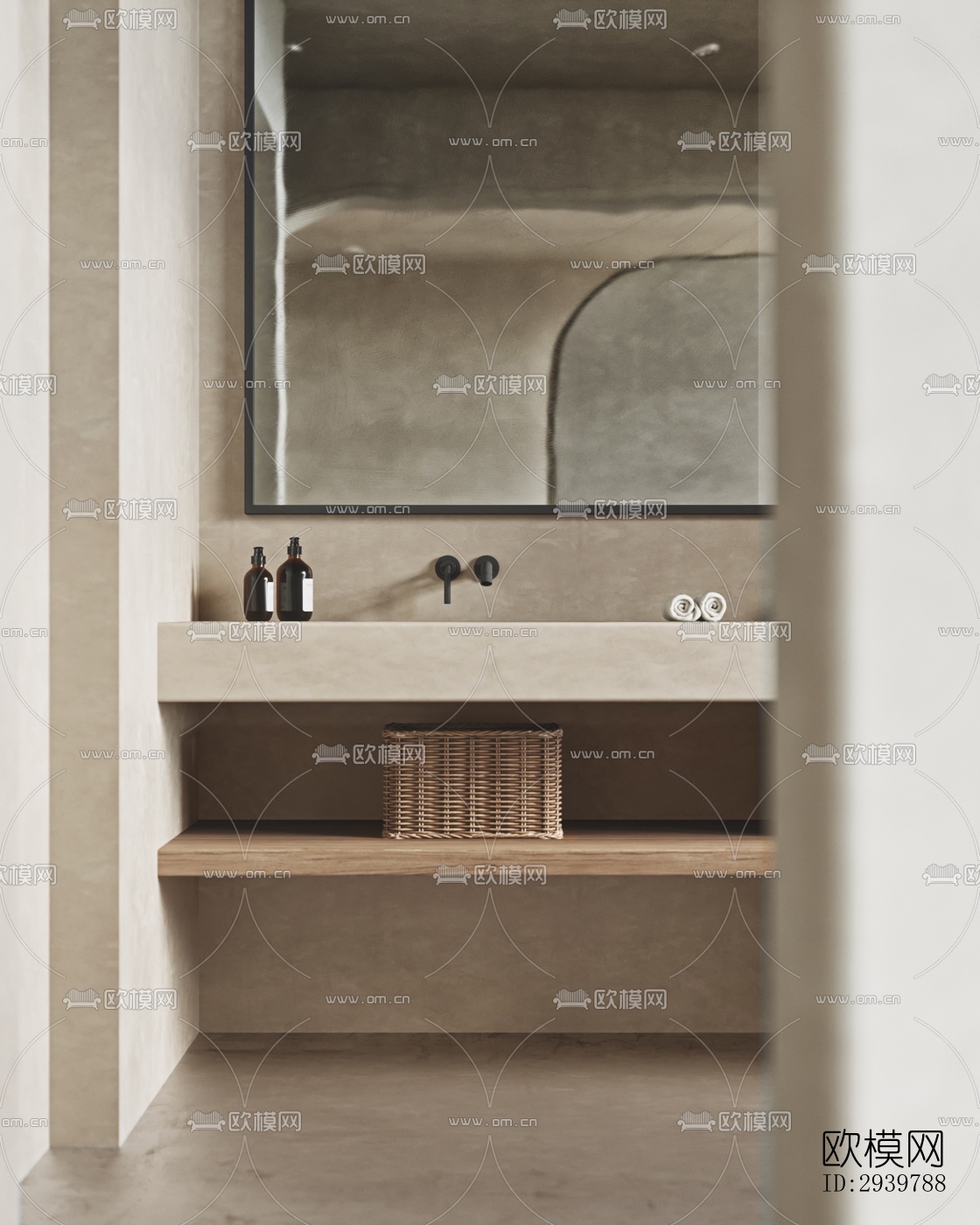 侘寂公寓效果图下载（渲染图15）