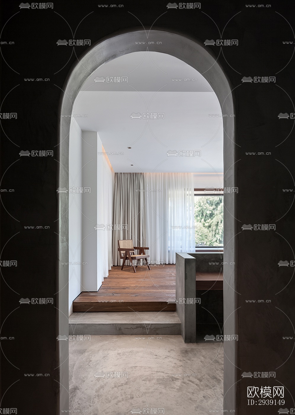 北欧酒店民宿效果图下载（渲染图1）