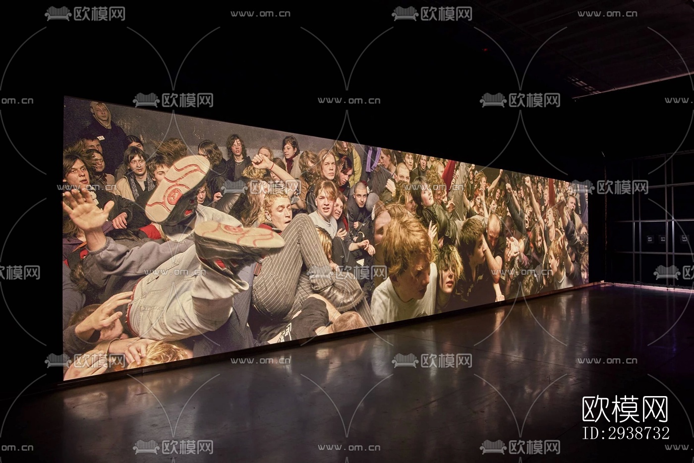 现代展览展厅效果图下载（渲染图14）